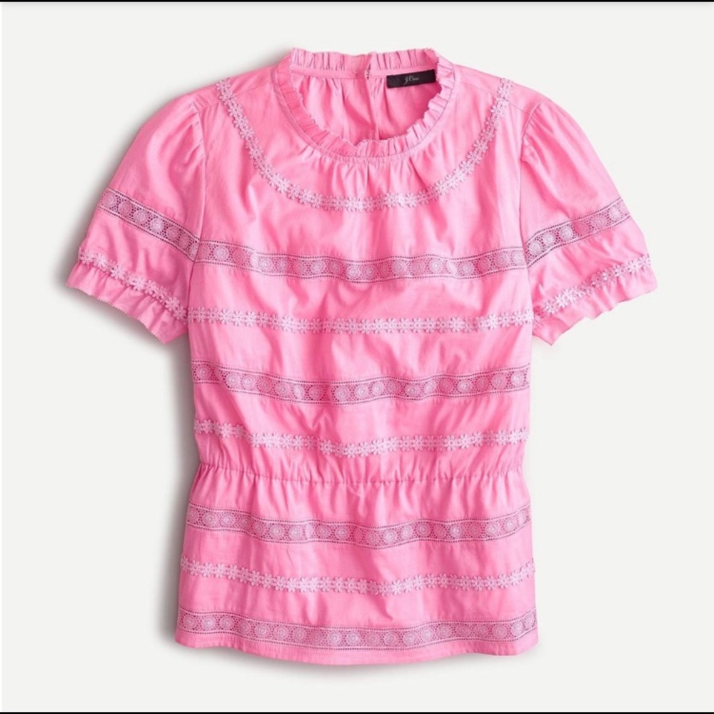 J. Crew Daisy Peplum Blouse